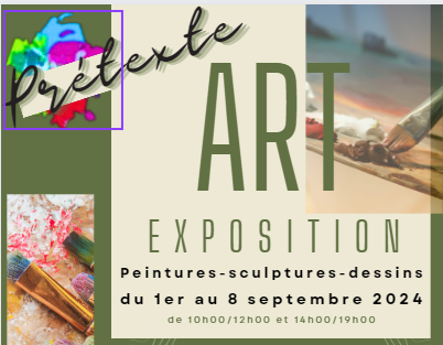 APPEL A CANDIDATURE – Grande exposition et concours de peinture du 1er au 8 septembre 2024